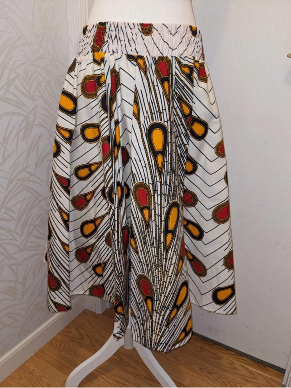 Colorful Patterned Women's Skirt - Picture 3 of 7